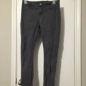 Gray NY&Co Mid-Rise Jegging Pants